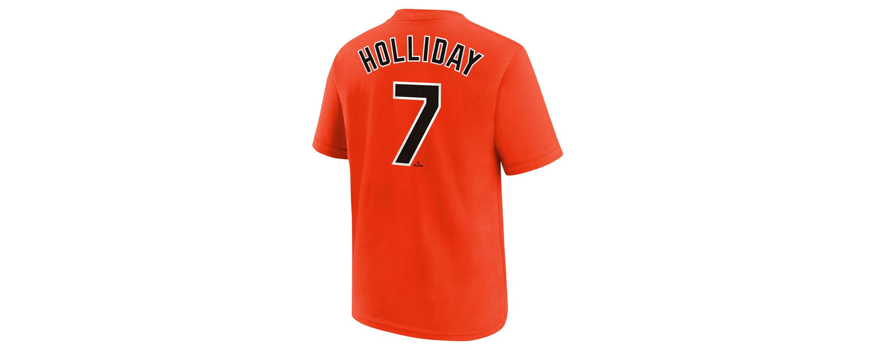 MLB Nike Jackson Holliday Baltimore Orioles Name & Number T-Shirt