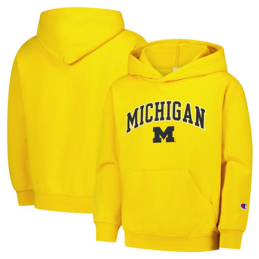 NCAA Michigan Wolverines Campus Pullover Hoodie