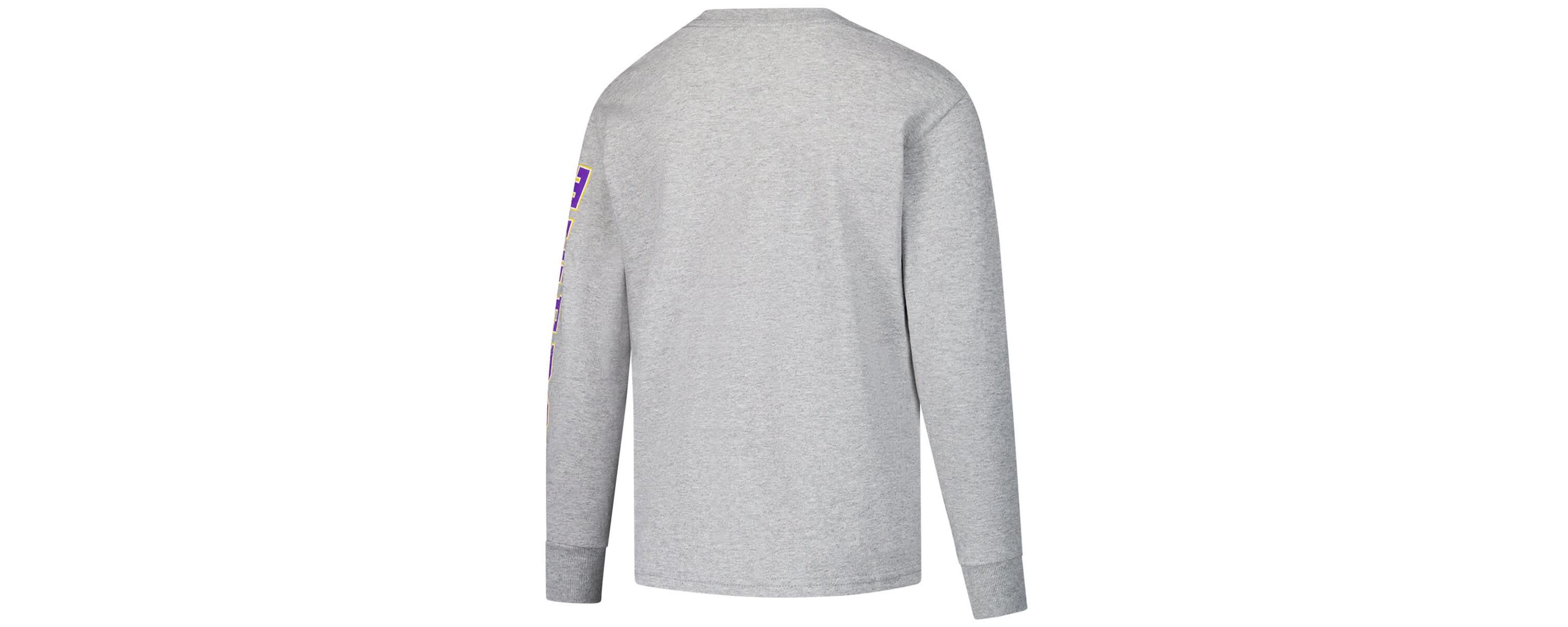 NCAA LSU Tigers Distressed Arch Over Logo Long Sleeve T-Shirt