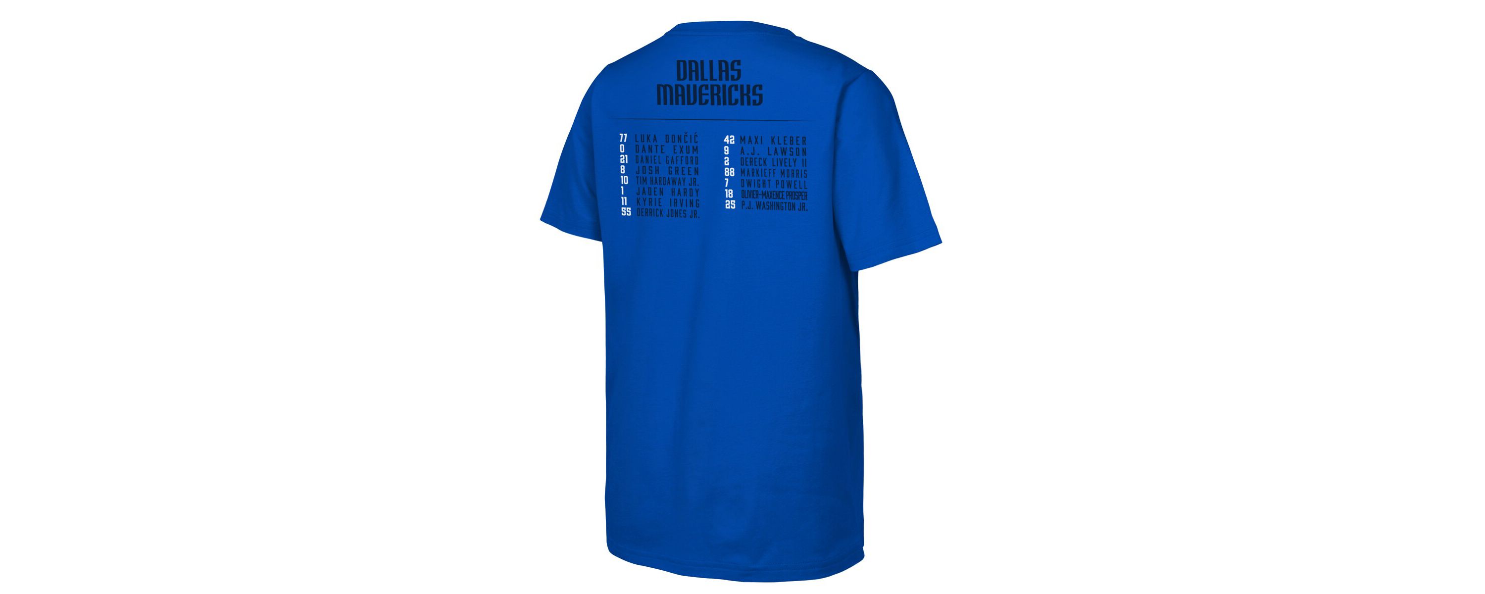 NBA Fanatics Dallas Mavericks 2024 NBA Finals Roster T-Shirt