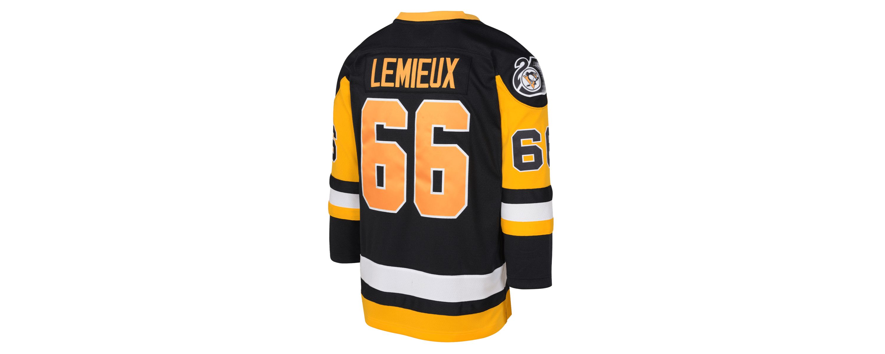 NHL Mario Lemieux Pittsburgh Penguins 1991/92 Captain Patch Power Play Player Jersey