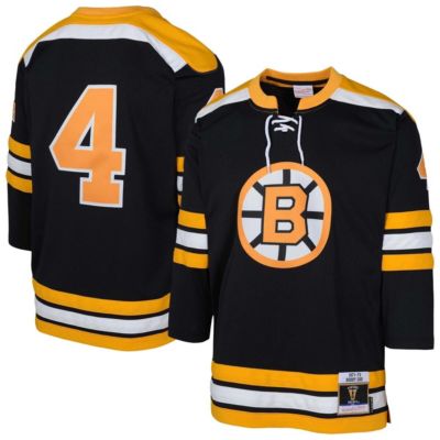 Mitchell & Ness Youth NHL Bobby Orr Power Play Player Jersey, Black, XL