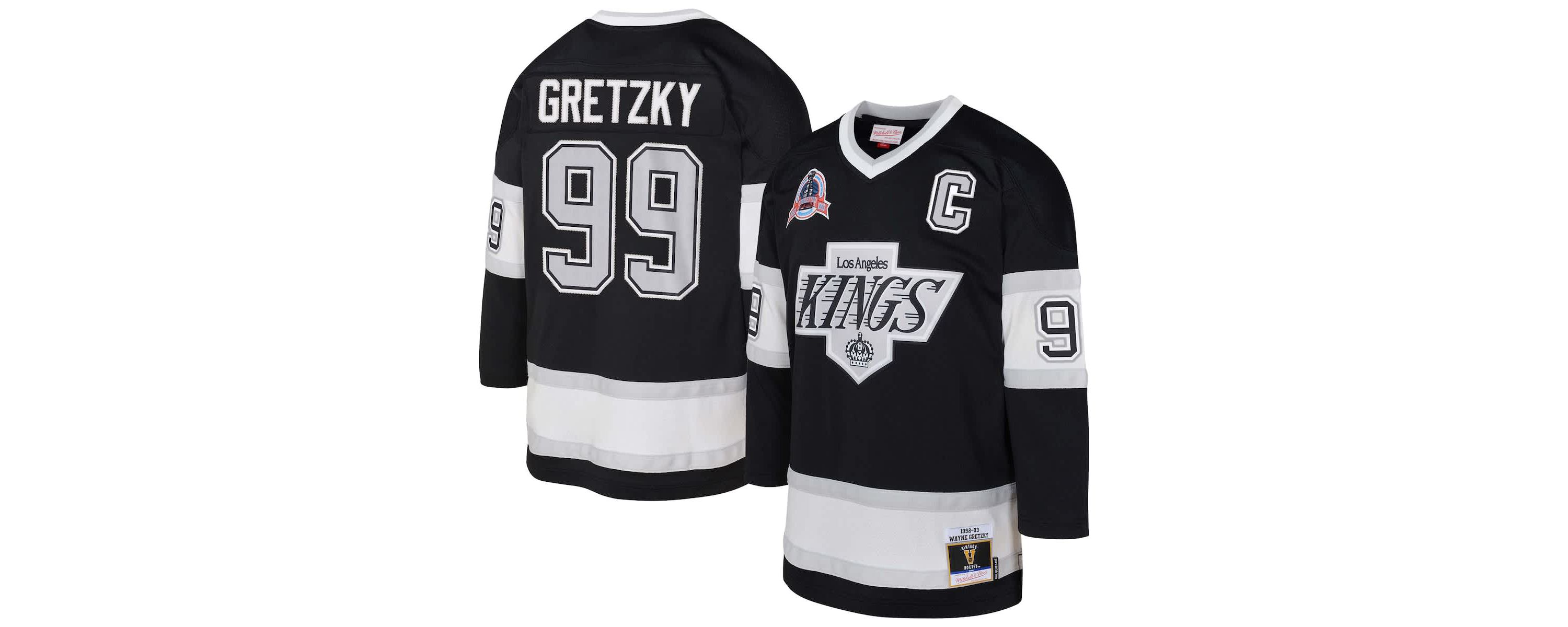NHL Wayne Gretzky Los Angeles Kings 1992/93 Captain Patch Power Play Player Jersey