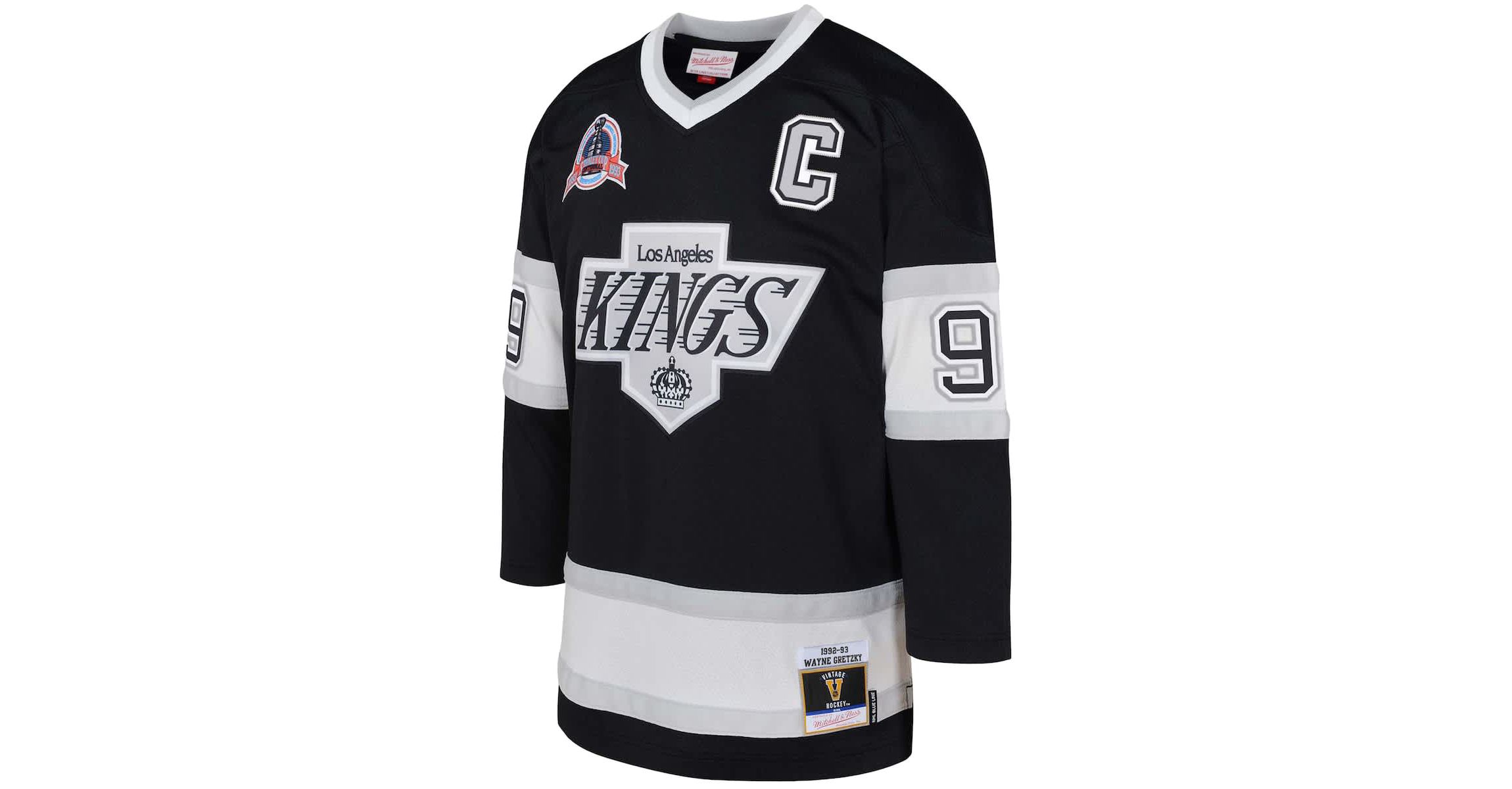 NHL Wayne Gretzky Los Angeles Kings 1992/93 Captain Patch Power Play Player Jersey