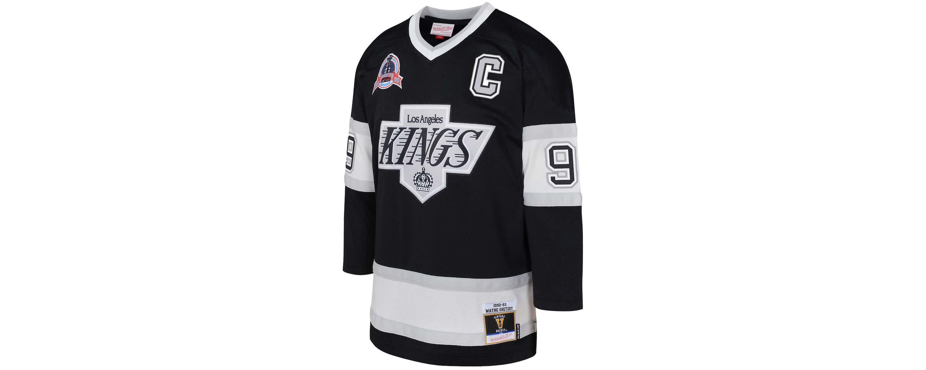NHL Wayne Gretzky Los Angeles Kings 1992/93 Captain Patch Power Play Player Jersey