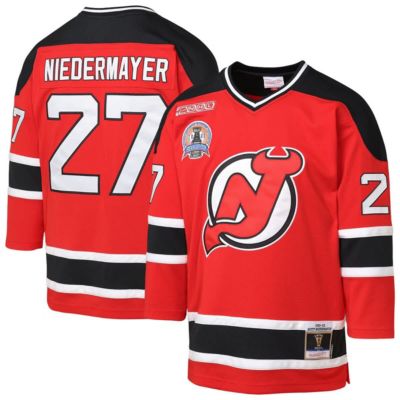Mitchell & Ness Youth NHL Scott Niedermayer New Jersey Devils 1999/00 Power Play Player Jersey, Red, XL