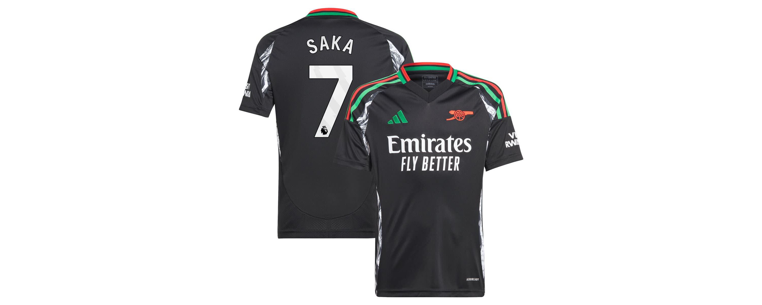International Clubs Bukayo Saka Arsenal 2024/25 Away Replica Player Jersey