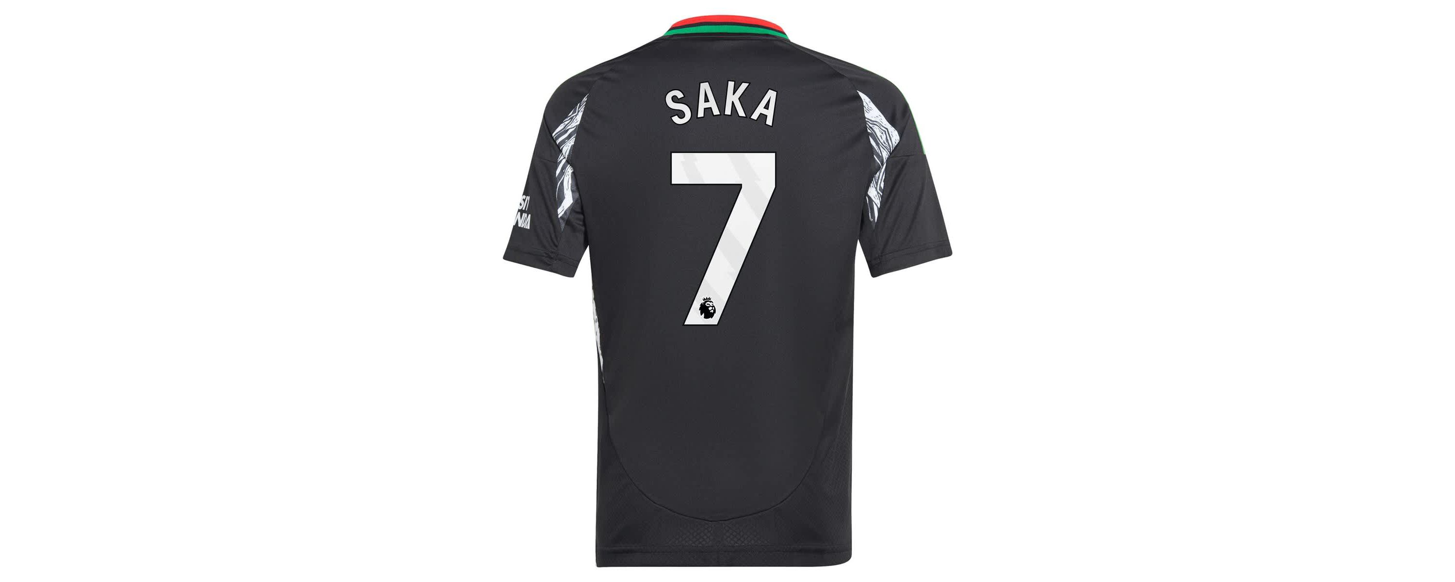 International Clubs Bukayo Saka Arsenal 2024/25 Away Replica Player Jersey