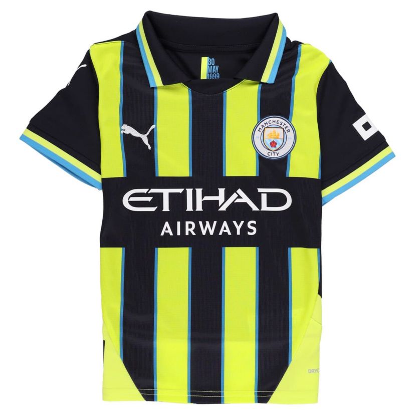 Premier League Erling Haaland Manchester City 2024/25 Away Replica Player Jersey