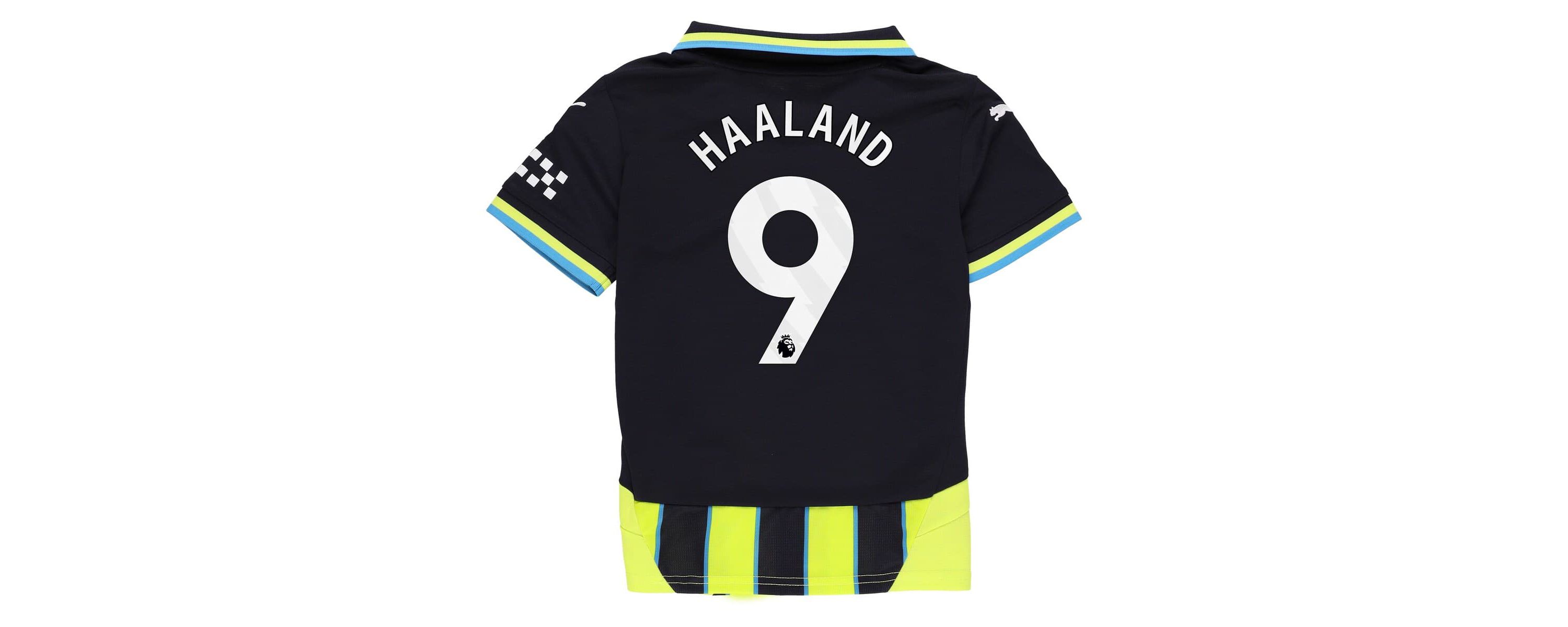 Premier League Erling Haaland Manchester City 2024/25 Away Replica Player Jersey