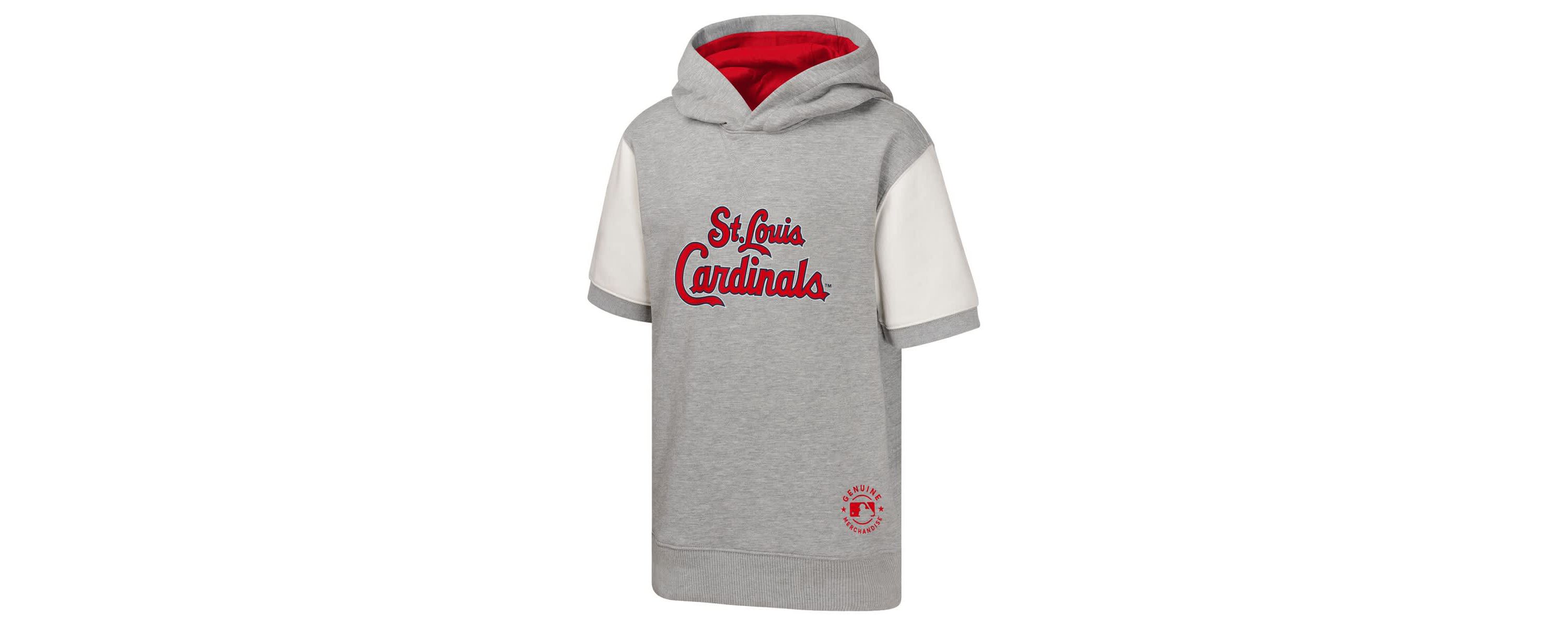 MLB St. Louis Cardinals Line Up Short Sleeve Pullover Hoodie