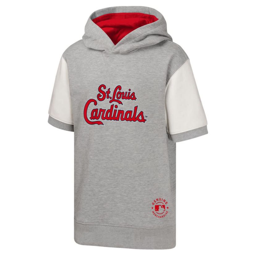 MLB St. Louis Cardinals Line Up Short Sleeve Pullover Hoodie