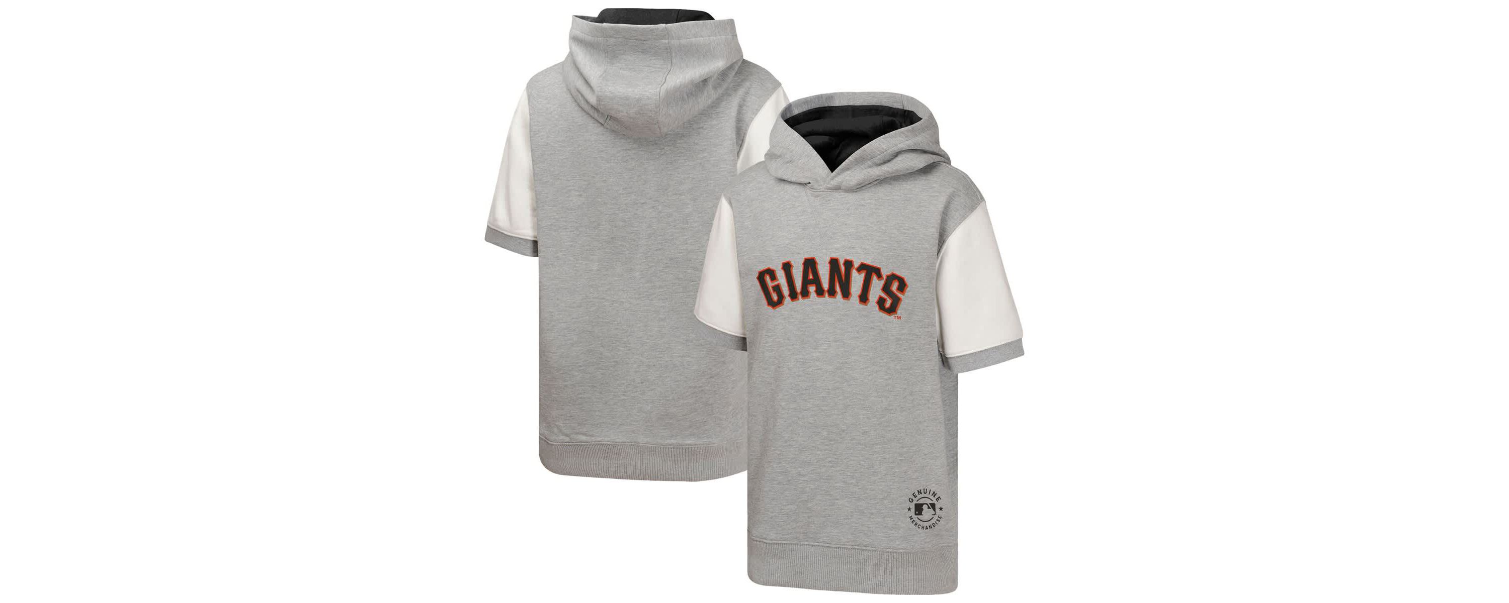 MLB San Francisco Giants Line Up Short Sleeve Pullover Hoodie