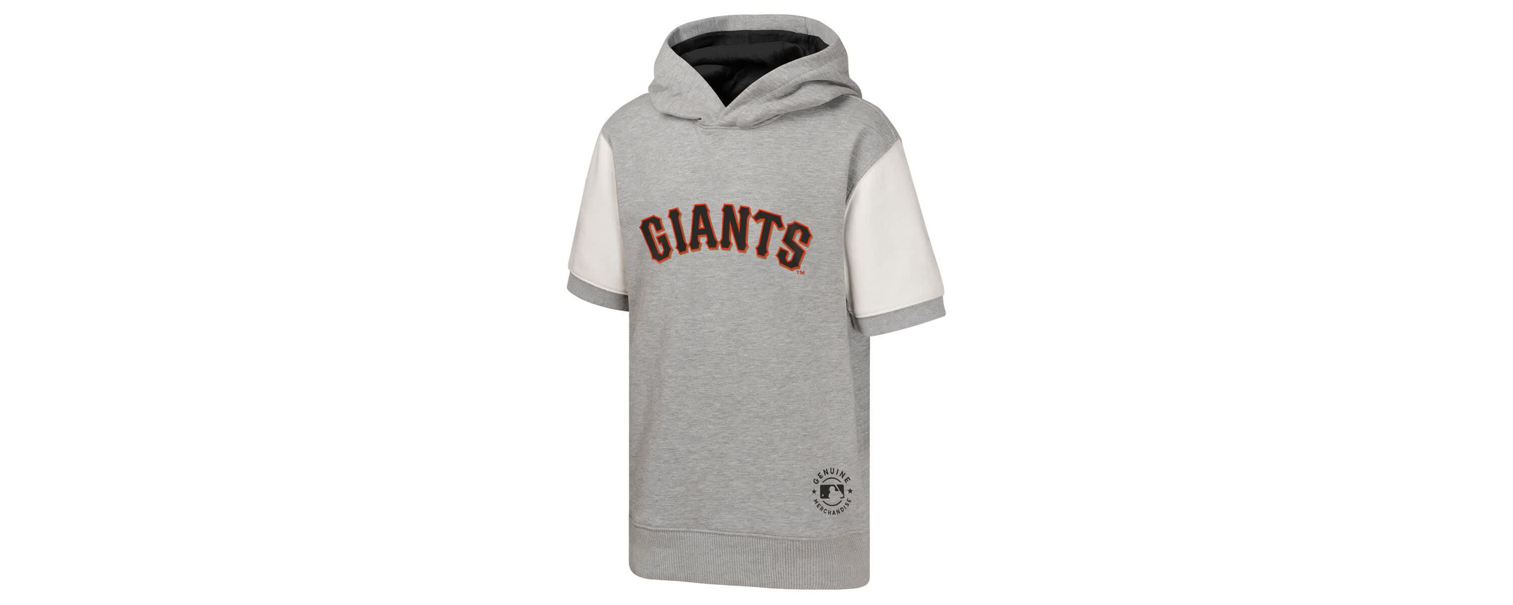 MLB San Francisco Giants Line Up Short Sleeve Pullover Hoodie