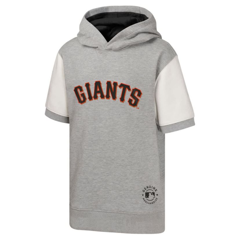 MLB San Francisco Giants Line Up Short Sleeve Pullover Hoodie