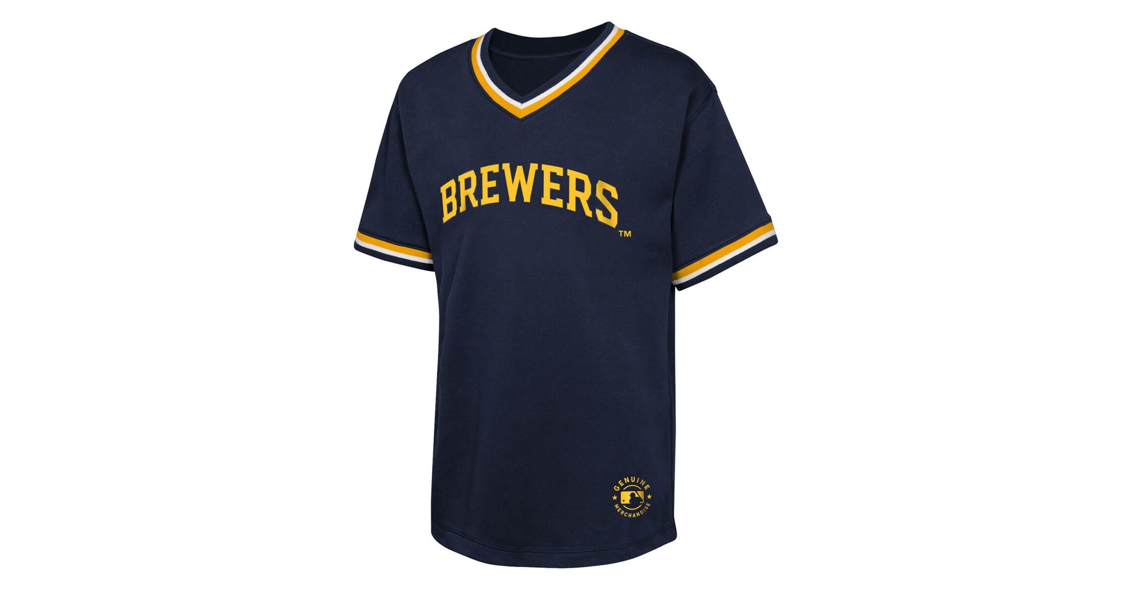 MLB Milwaukee Brewers Relief Pitcher V-Neck T-Shirt