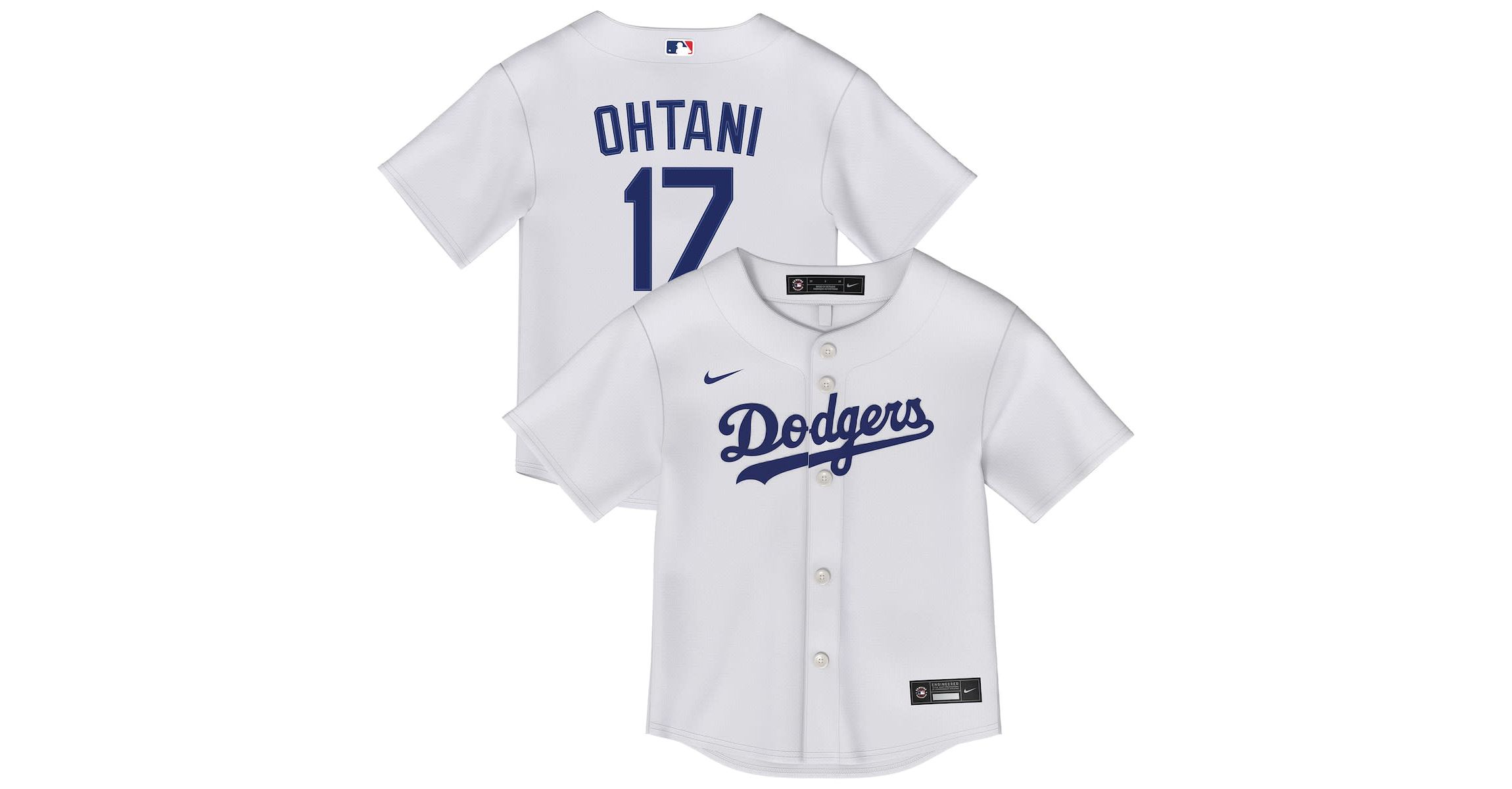 MLB Nike Shohei Ohtani Los Angeles Dodgers Home Replica Player Jersey