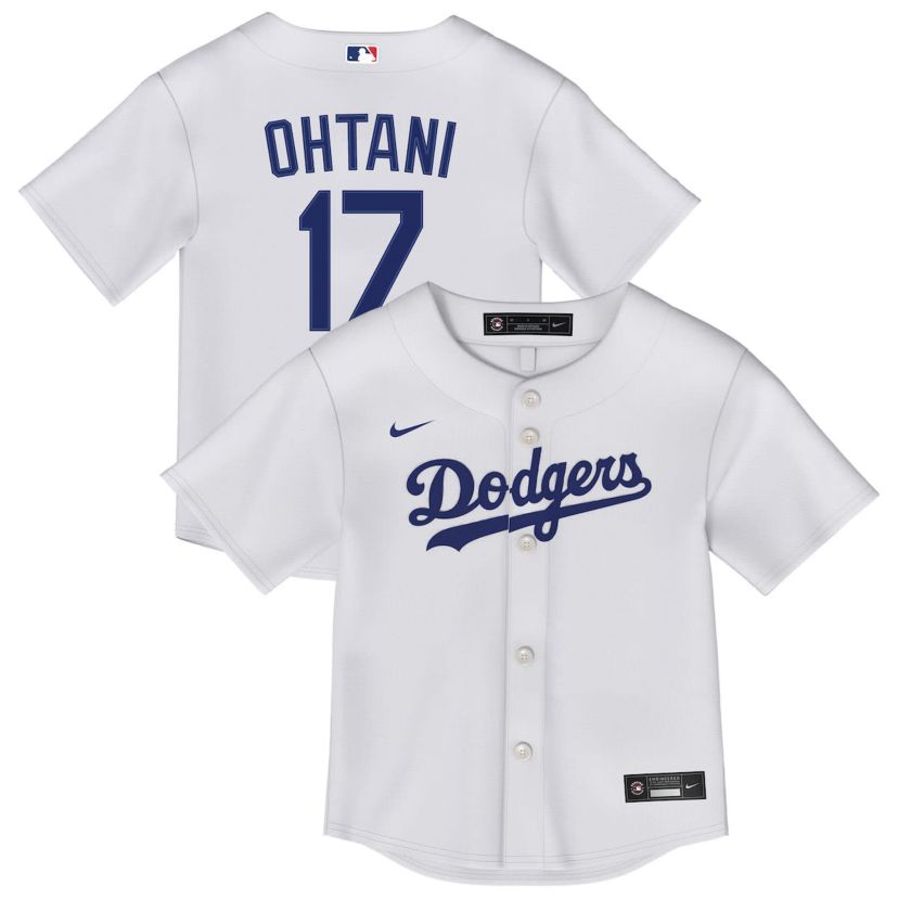 MLB Nike Shohei Ohtani Los Angeles Dodgers Home Replica Player Jersey