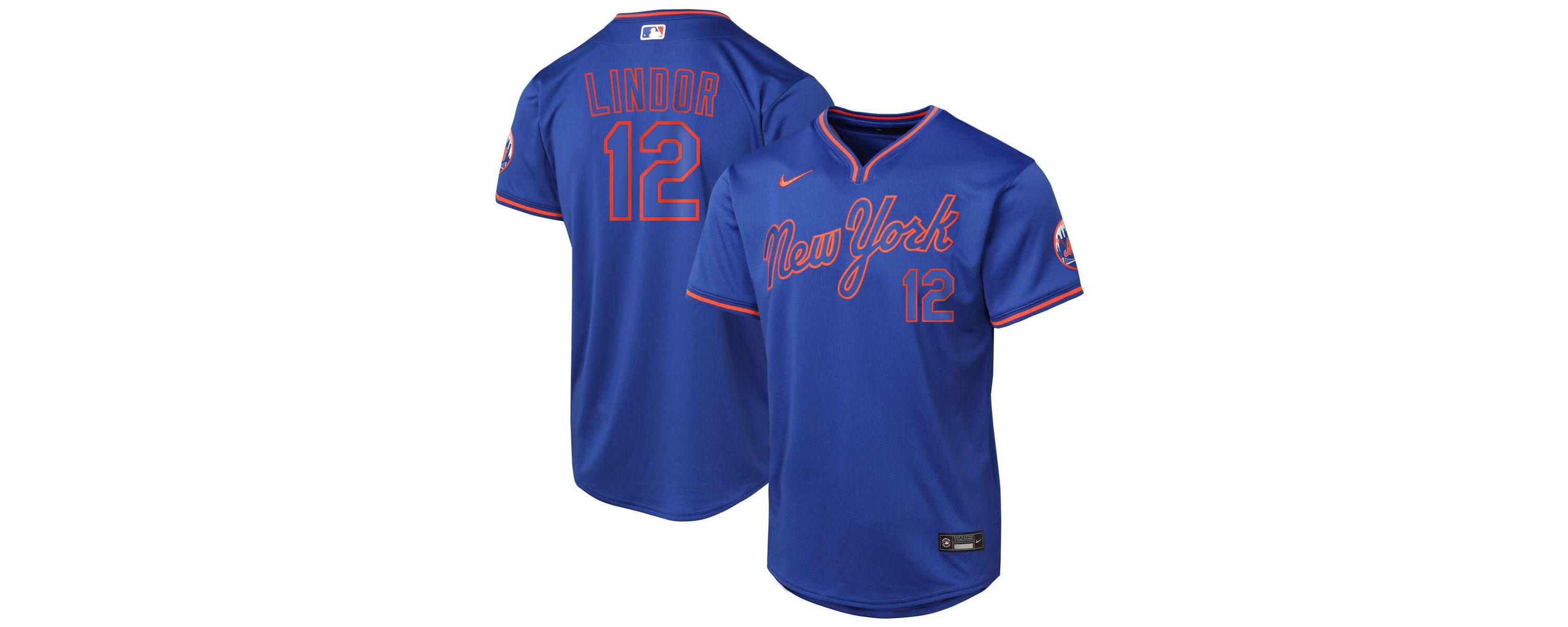 MLB Nike Francisco Lindor New York Mets Alternate Limited Player Jersey