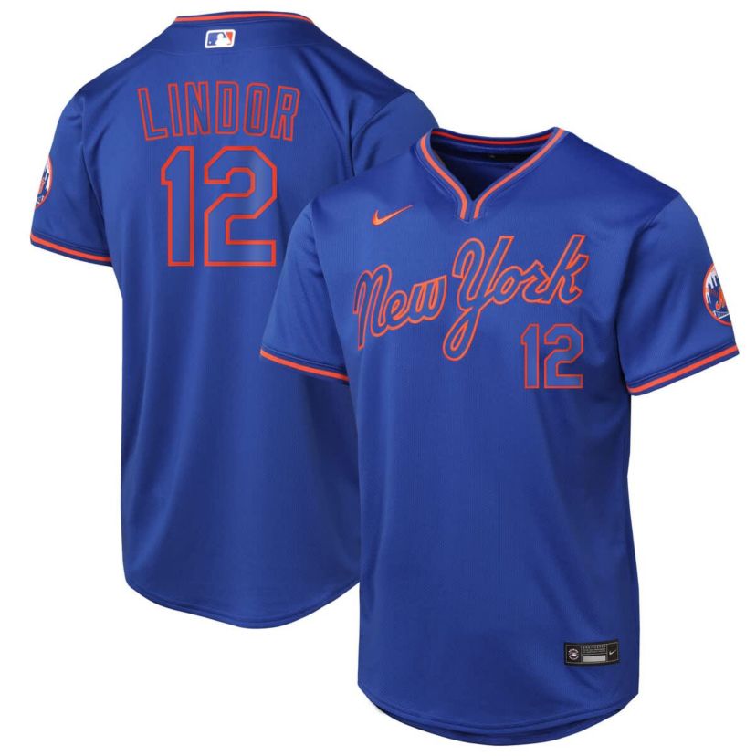 MLB Nike Francisco Lindor New York Mets Alternate Limited Player Jersey