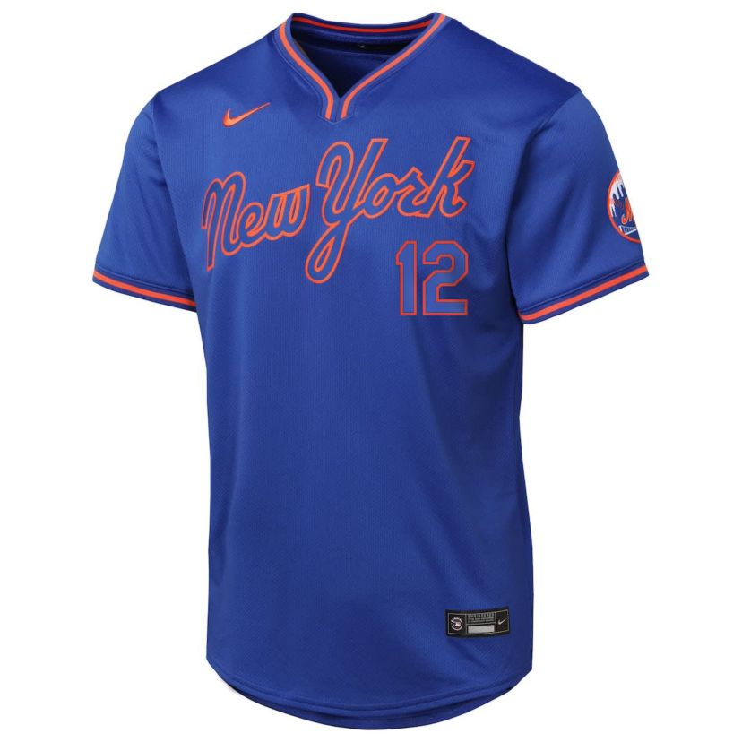 MLB Nike Francisco Lindor New York Mets Alternate Limited Player Jersey
