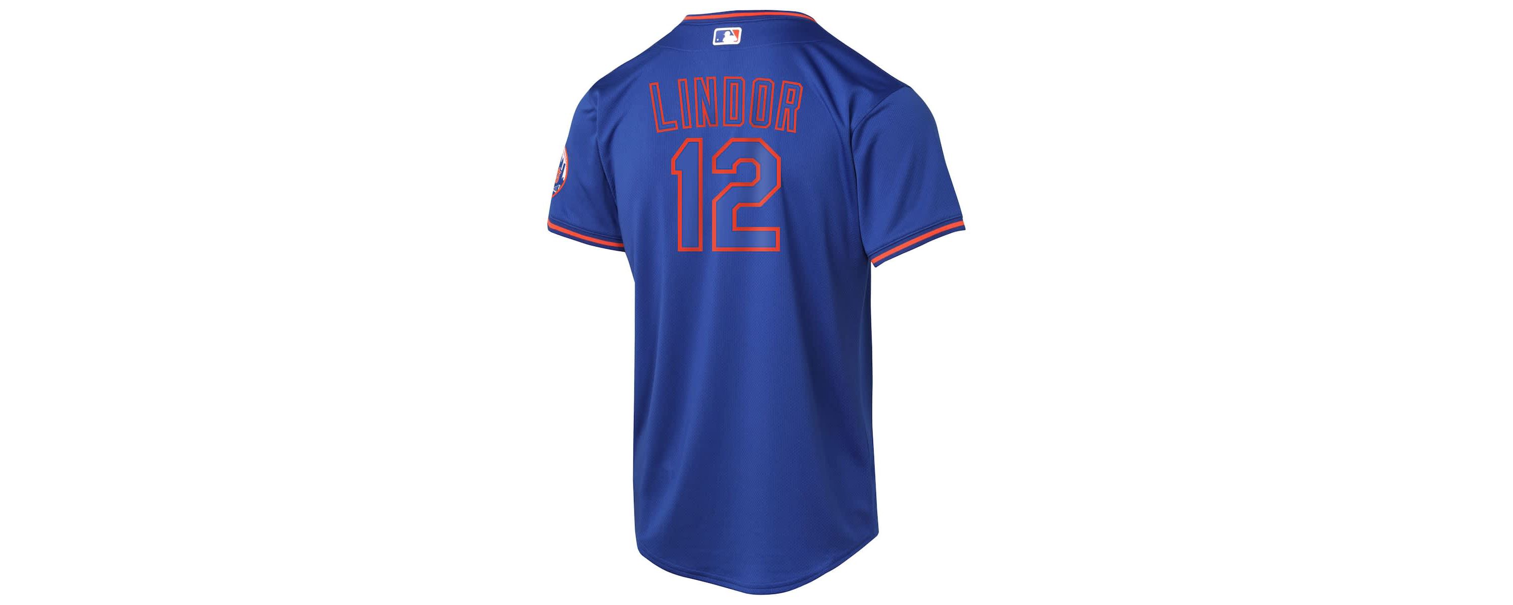 MLB Nike Francisco Lindor New York Mets Alternate Limited Player Jersey