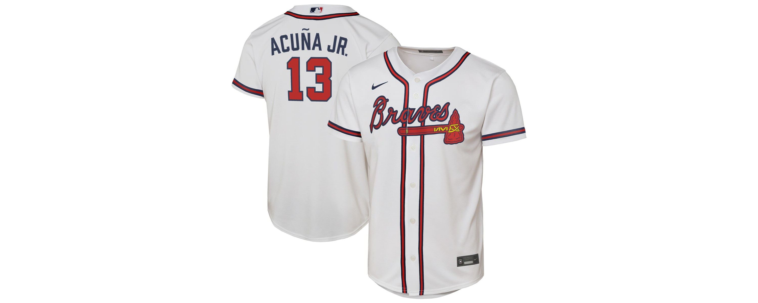 MLB Nike Ronald Acuna Jr. Atlanta Braves Home Replica Player Jersey