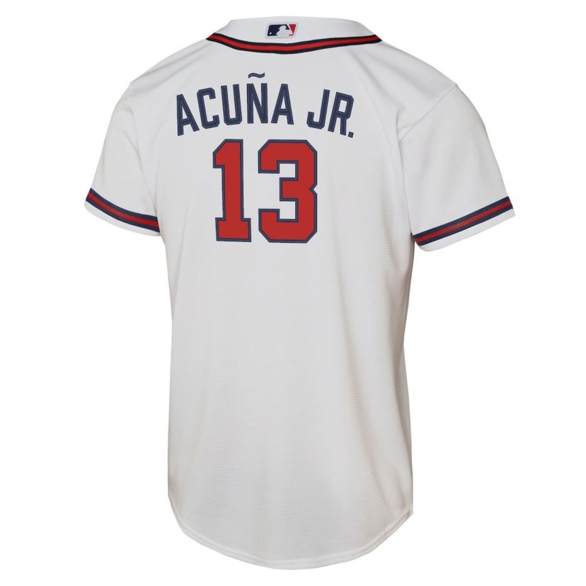 MLB Nike Ronald Acuna Jr. Atlanta Braves Home Replica Player Jersey