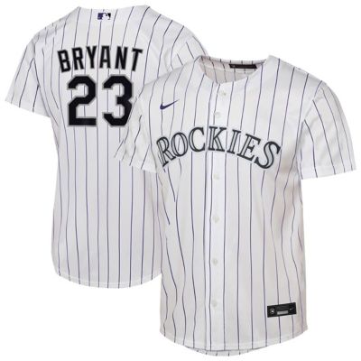 Youth MLB Nike Kris Bryant Colorado Rockies Home Replica Player Jersey