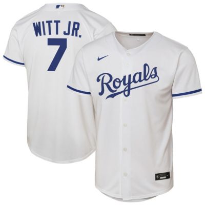 Youth MLB Nike Bobby Witt Jr. Kansas City Royals Home Replica Player Jersey