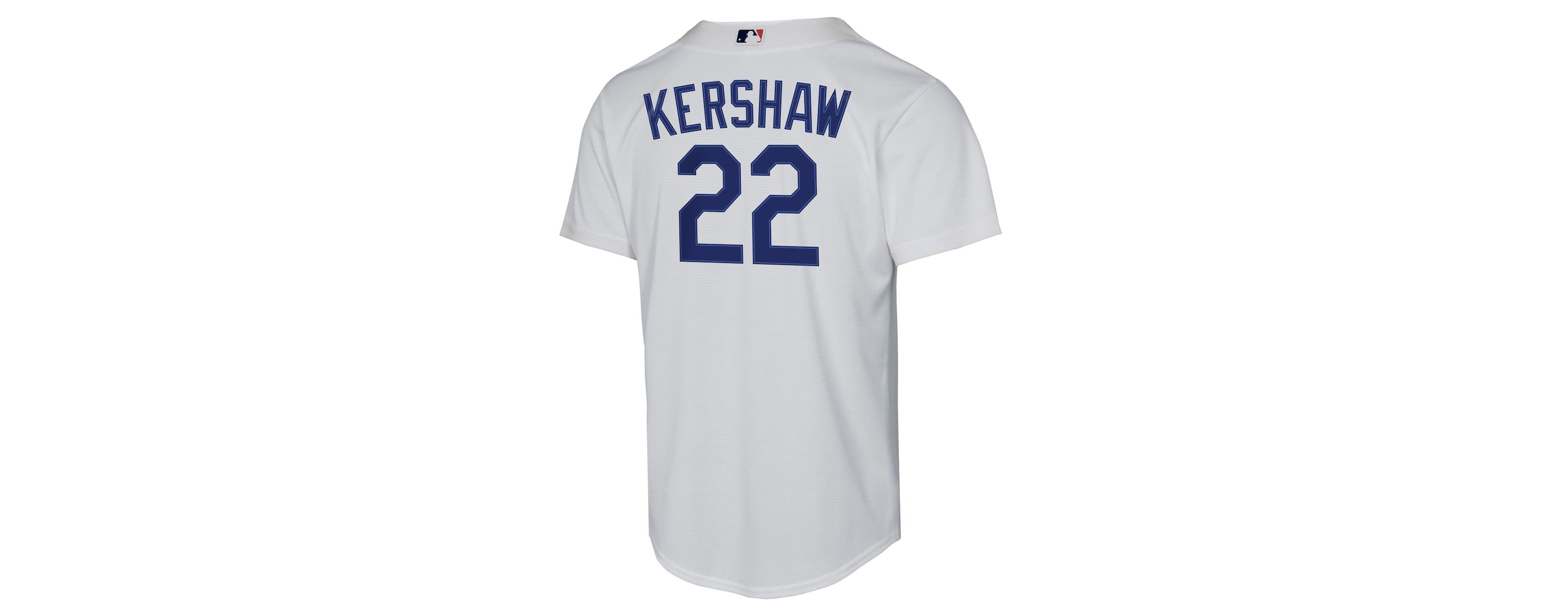 MLB Nike Clayton Kershaw Los Angeles Dodgers Home Replica Player Jersey