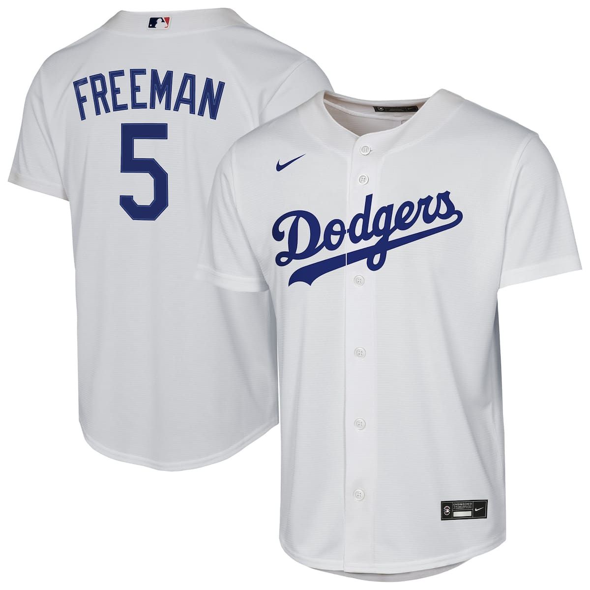 MLB Nike Freddie Freeman Los Angeles Dodgers Home Replica Player Jersey