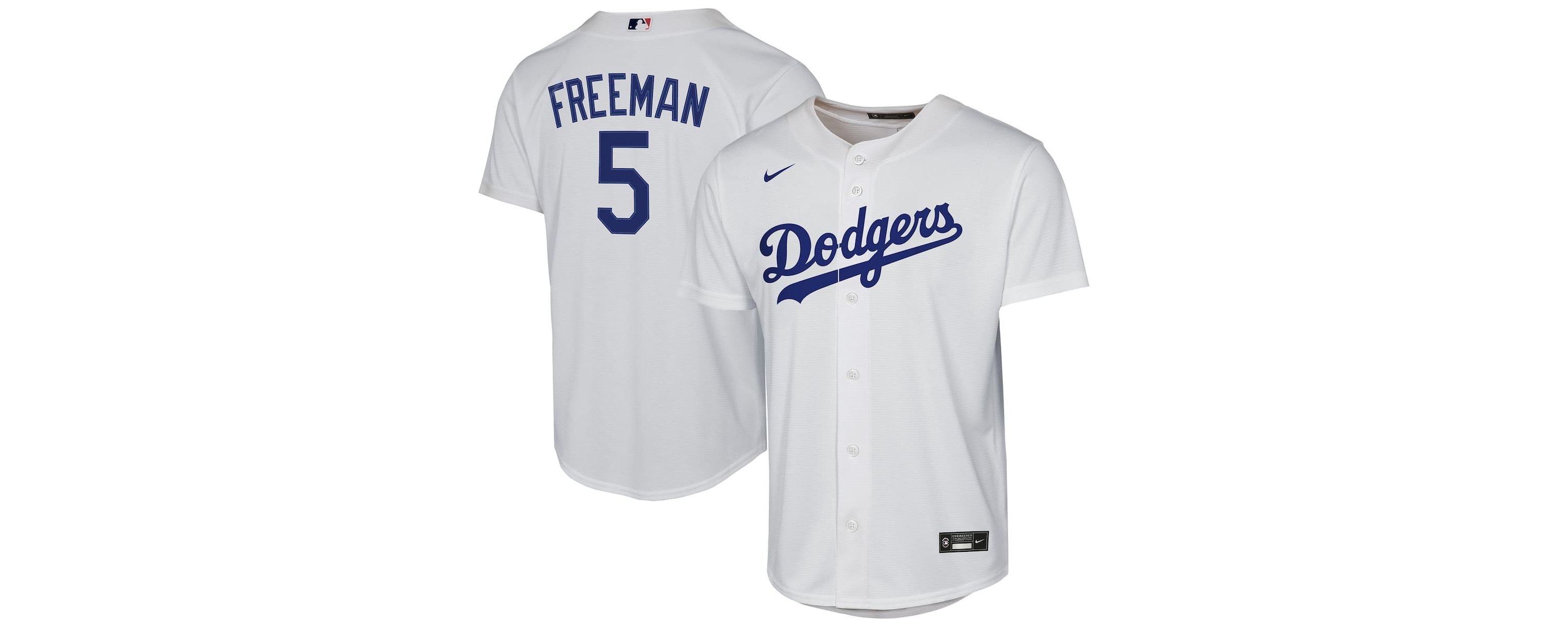 MLB Nike Freddie Freeman Los Angeles Dodgers Home Replica Player Jersey