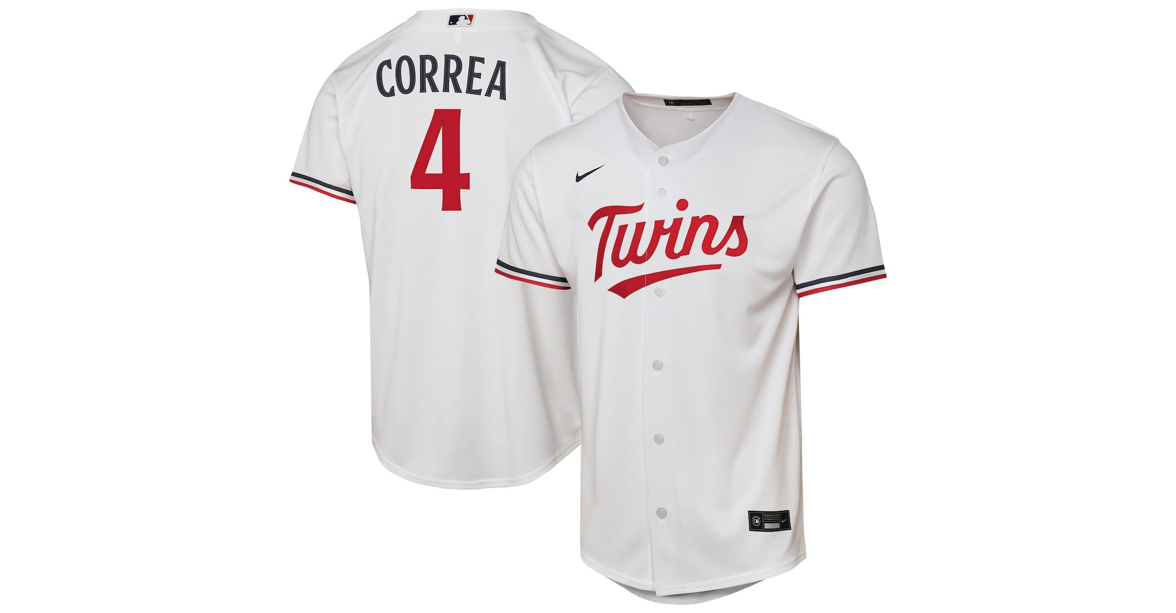 MLB Nike Carlos Correa Minnesota Twins Home Replica Player Jersey