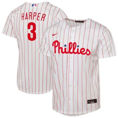 Youth MLB Nike Bryce Harper Philadelphia Phillies Home Replica Player Jersey