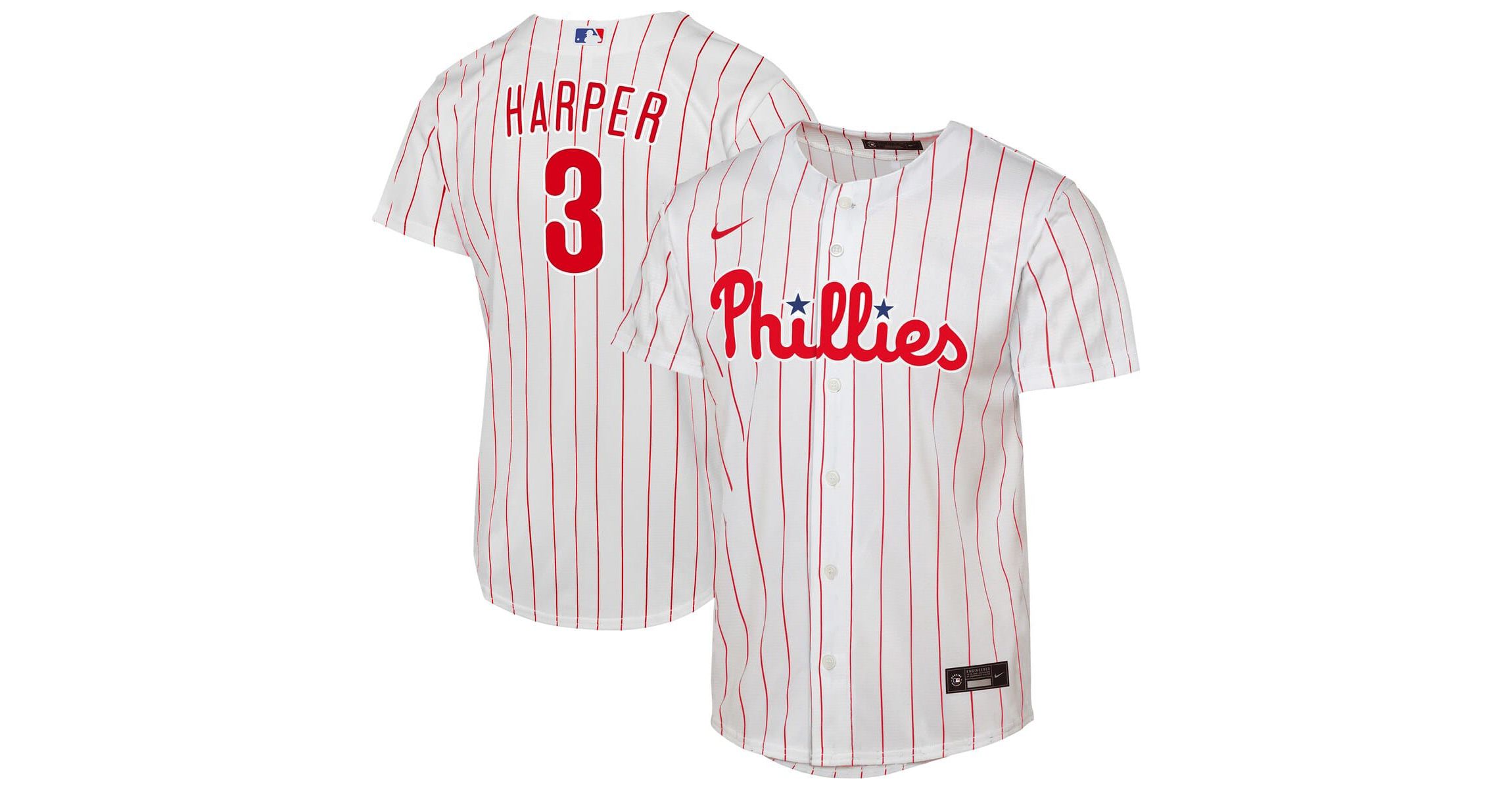 MLB Nike Bryce Harper Philadelphia Phillies Home Replica Player Jersey