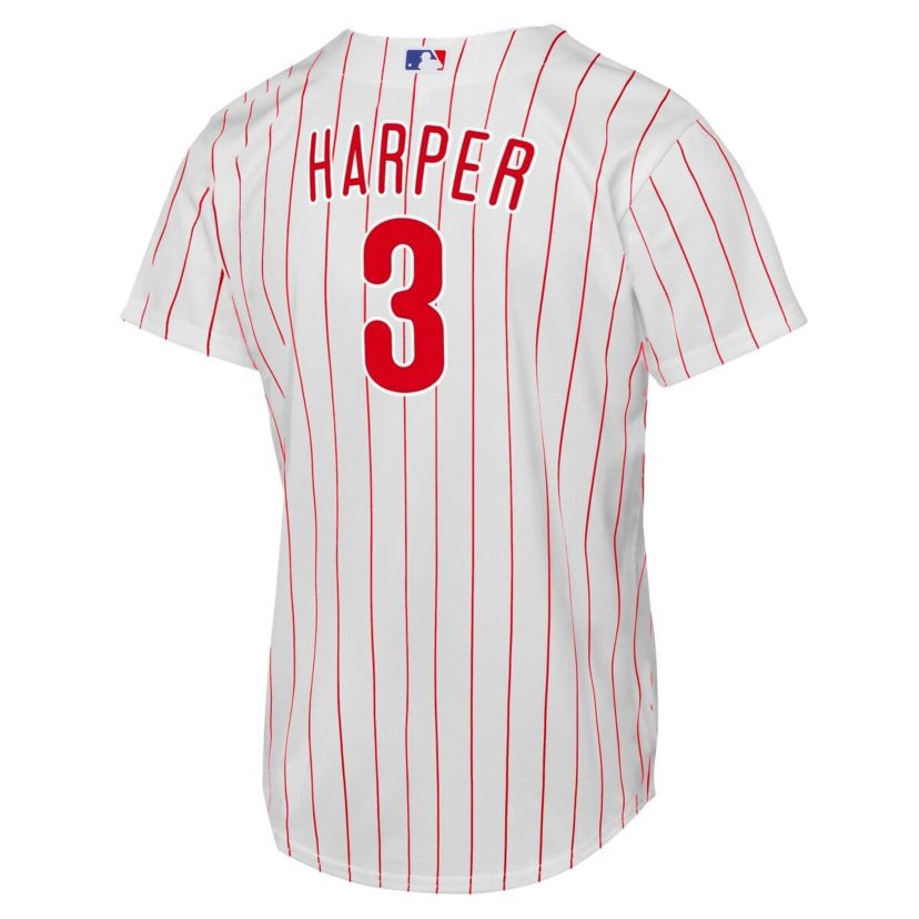 MLB Nike Bryce Harper Philadelphia Phillies Home Replica Player Jersey