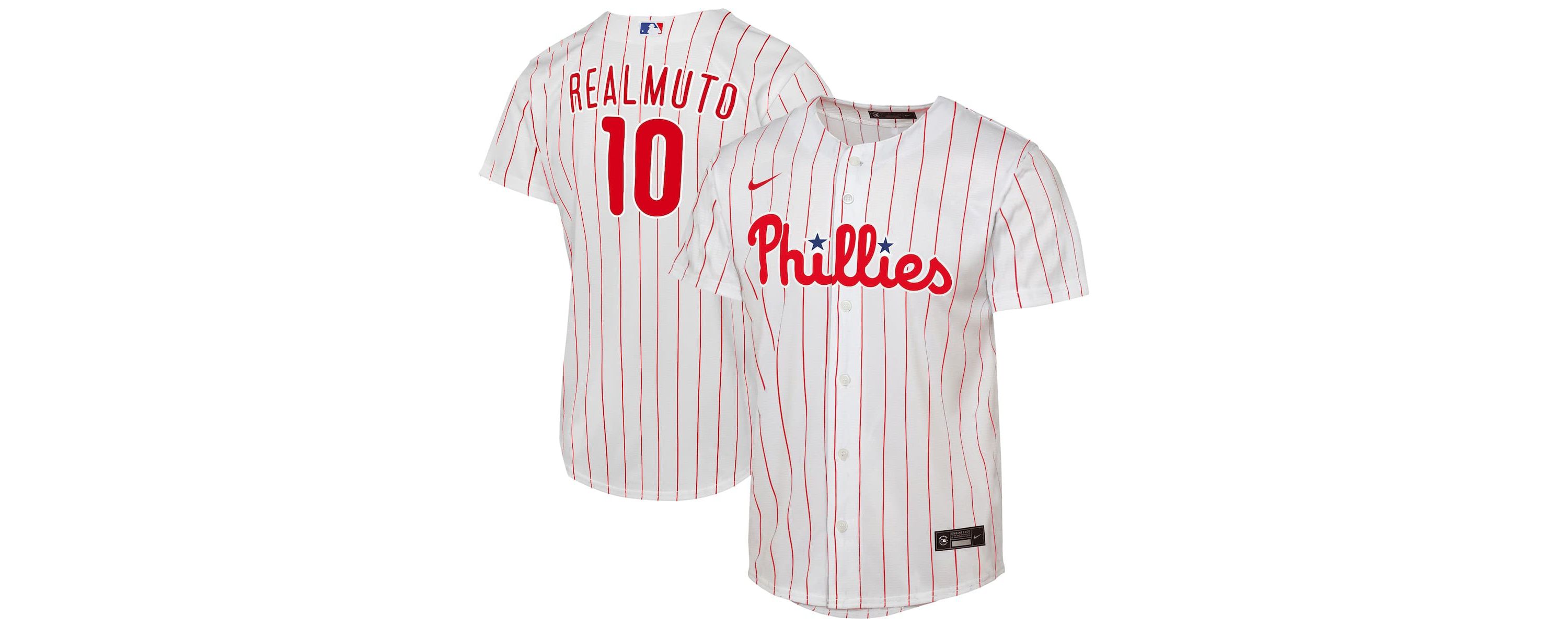MLB Nike J.T. Realmuto Philadelphia Phillies Home Replica Player Jersey