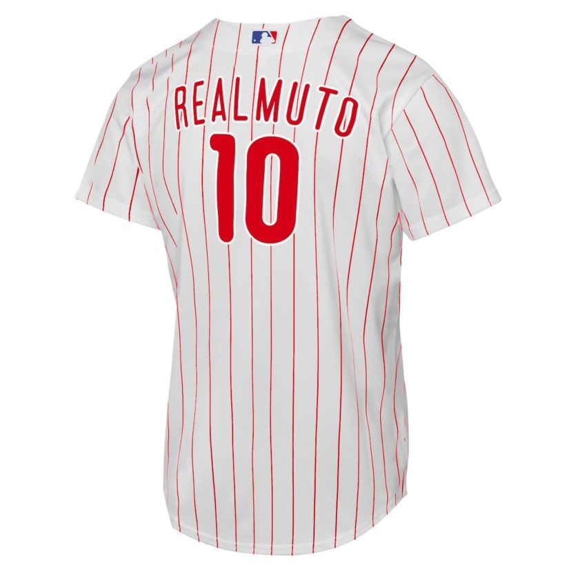 MLB Nike J.T. Realmuto Philadelphia Phillies Home Replica Player Jersey