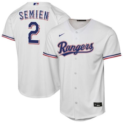 Youth MLB Nike Marcus Semien Texas Rangers Home Replica Player Jersey