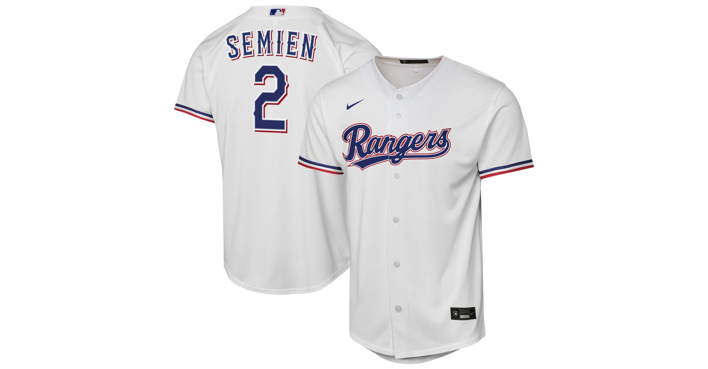 MLB Nike Marcus Semien Texas Rangers Home Replica Player Jersey