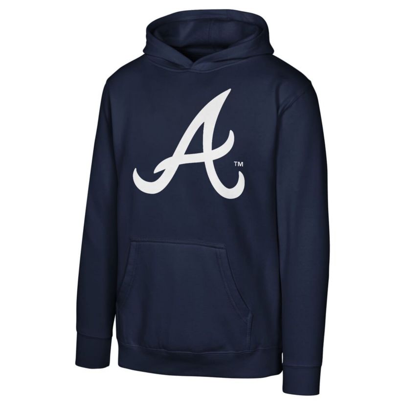MLB Atlanta Braves Primary Logo Pullover Hoodie