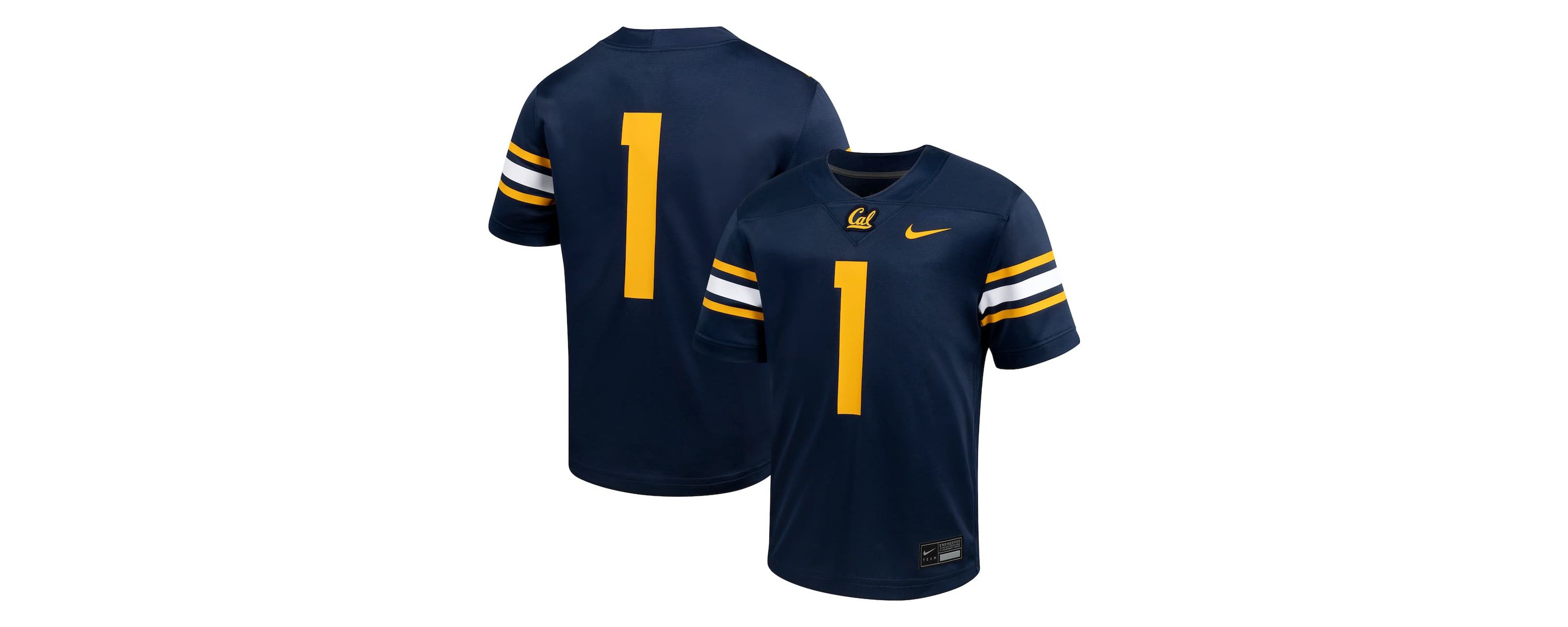California Golden Bears NCAA Nike #1 Cal Bears Untouchable Football Jersey