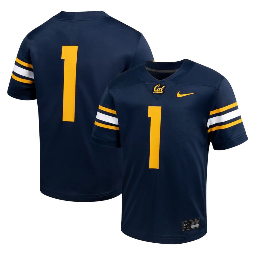 California Golden Bears NCAA Nike #1 Cal Bears Untouchable Football Jersey