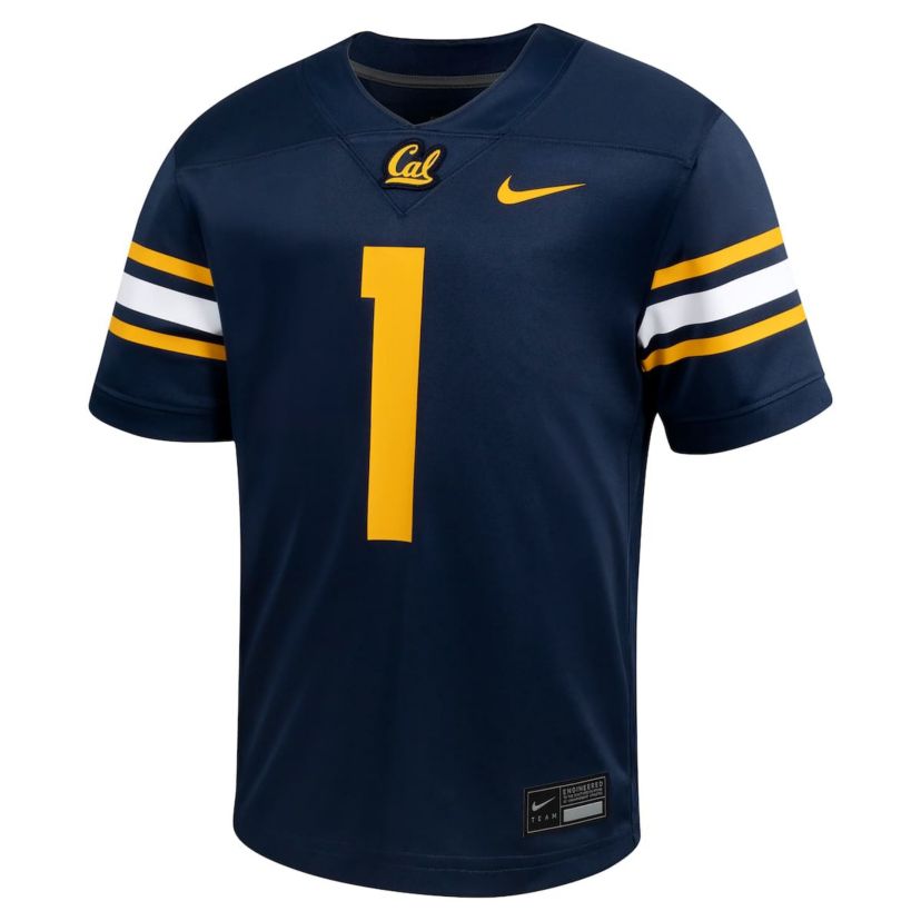 California Golden Bears NCAA Nike #1 Cal Bears Untouchable Football Jersey