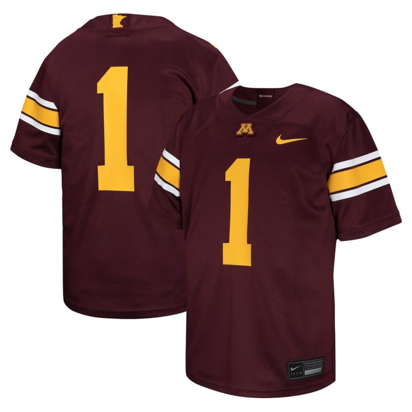 NCAA Nike #1 Minnesota Golden Gophers Untouchable Football Jersey