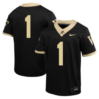 Youth NCAA Nike #1 Wake Forest Demon Deacons Untouchable Football Jersey