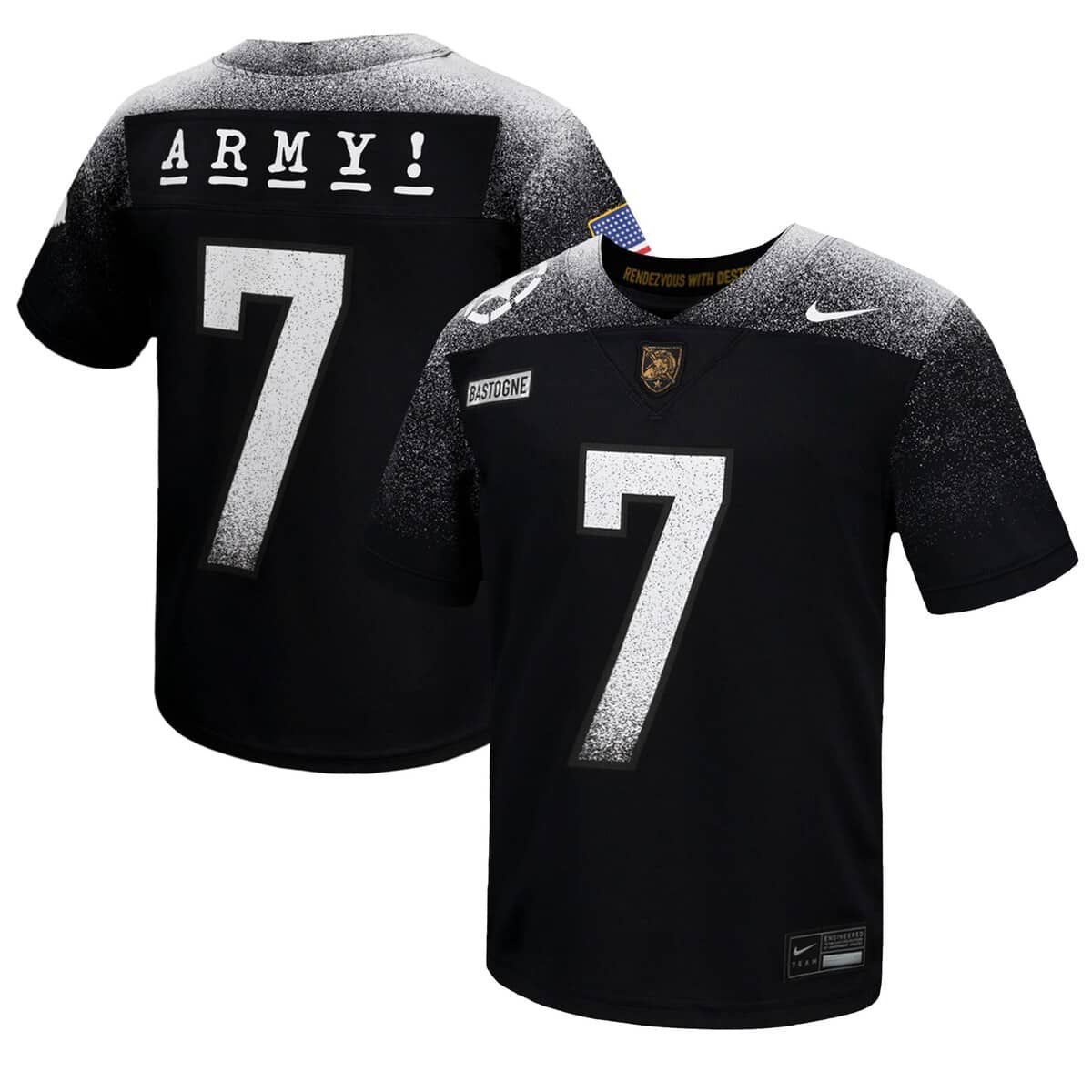 Army Black Knights NCAA Nike Army Knights 2024 Rivalry Collection Alternate Replica Football Jersey