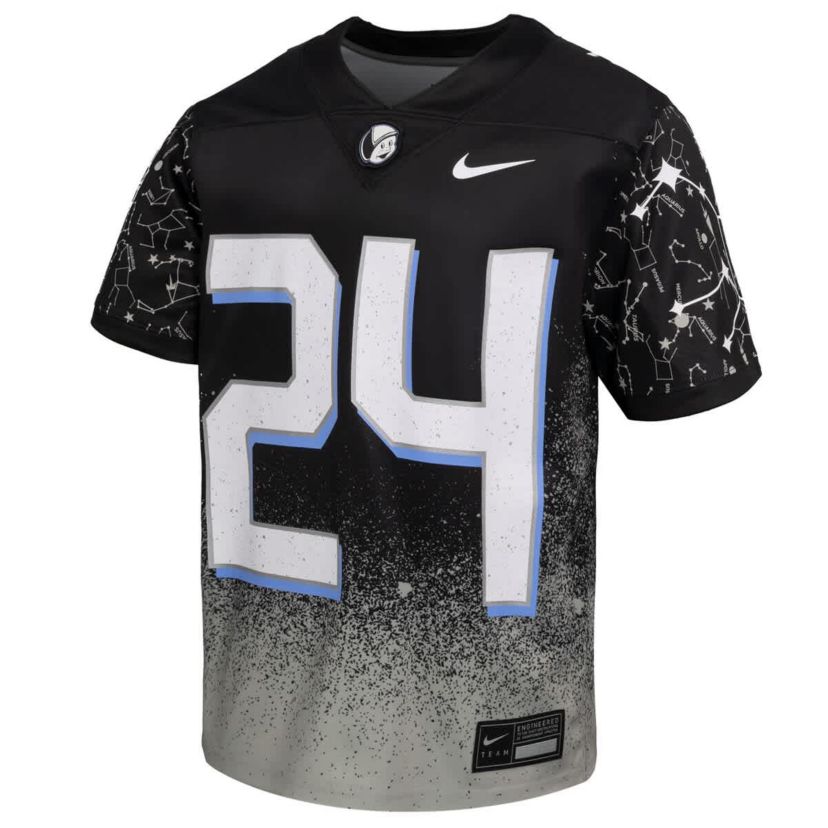 NCAA Nike #24 UCF Knights 2024 Space Game Alternate Game Jersey