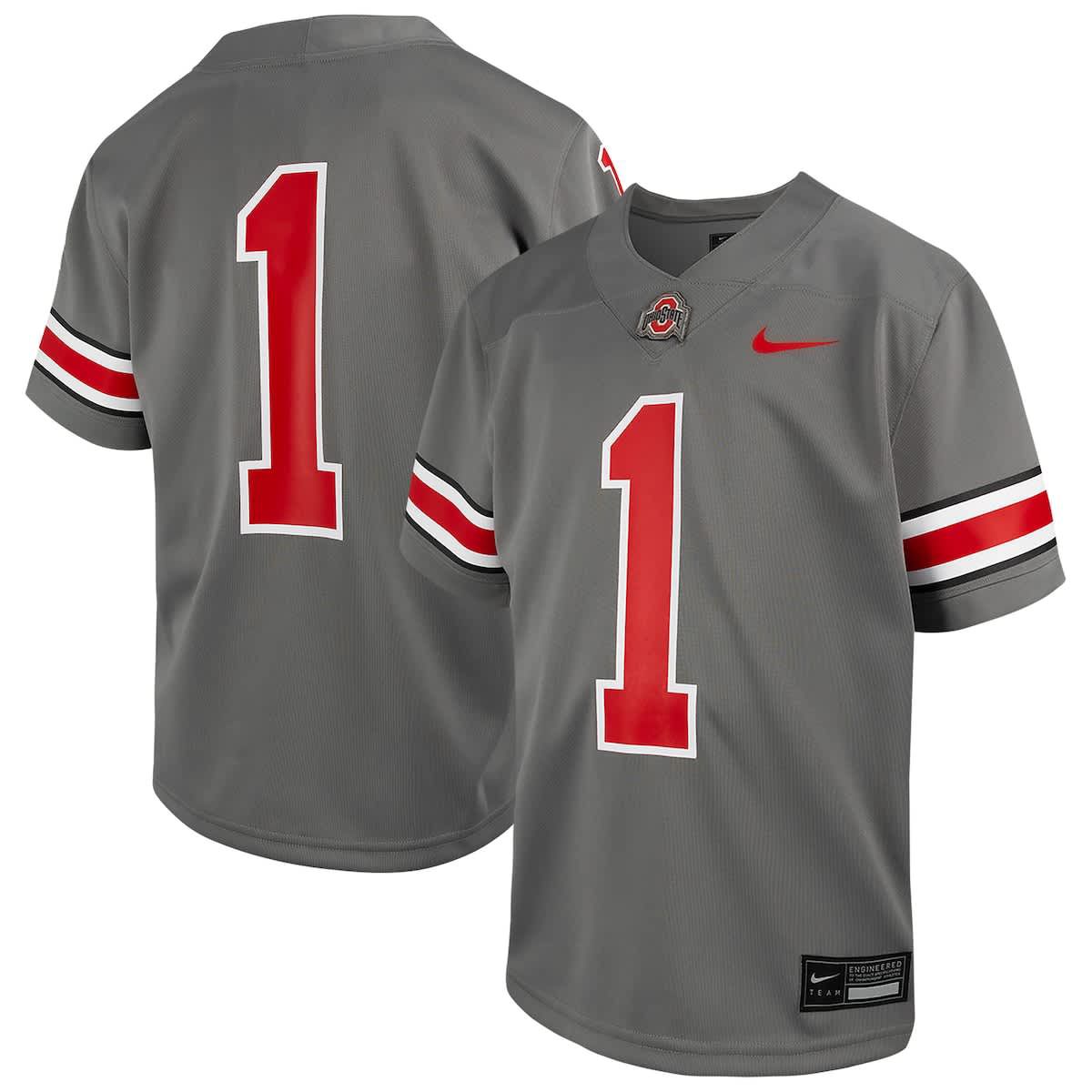 NCAA Nike #1 Ohio State Buckeyes Alternate Game Jersey